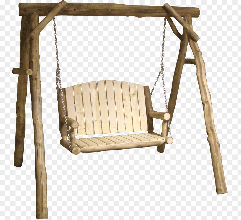 Swing Rustic Log Furniture Of Utah PNG of Utah, Inc. Chair, log tables clipart PNG