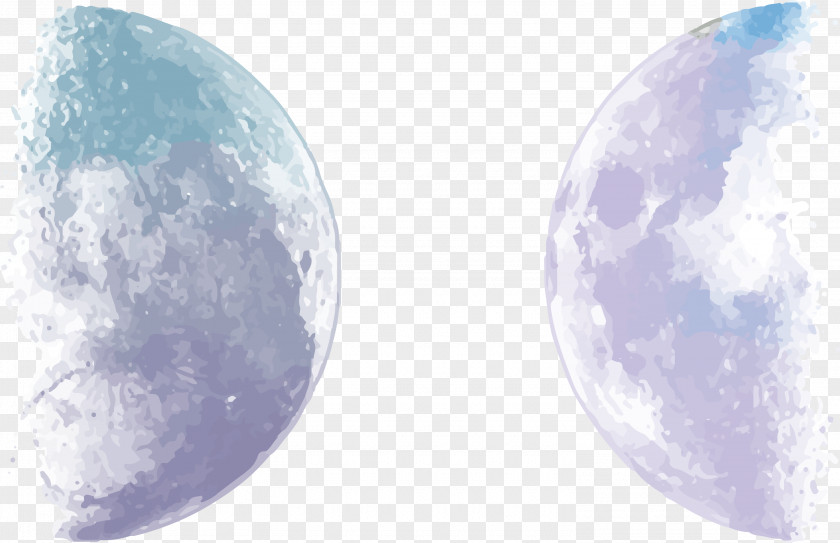 Vector Fantasy Moon Earth Euclidean PNG