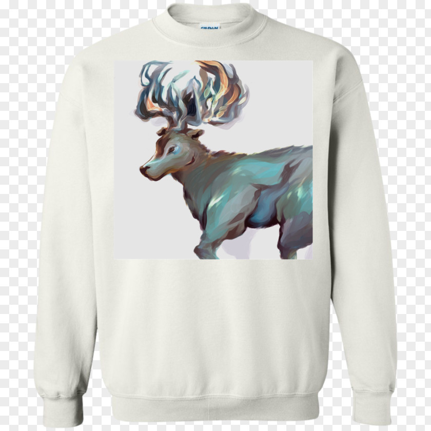Deer Watercolor T-shirt Sweater Hoodie Jon Snow PNG