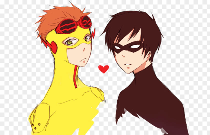 Flash Wally West Robin Starfire PNG