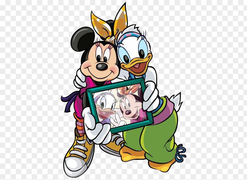 Minnie Mouse Daisy Duck Donald Mickey Best Friends Forever PNG
