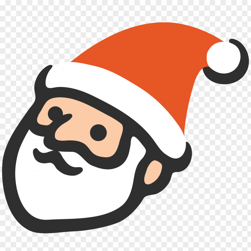 Santa Claus Funny Emoji Android Christmas Fantasy PNG