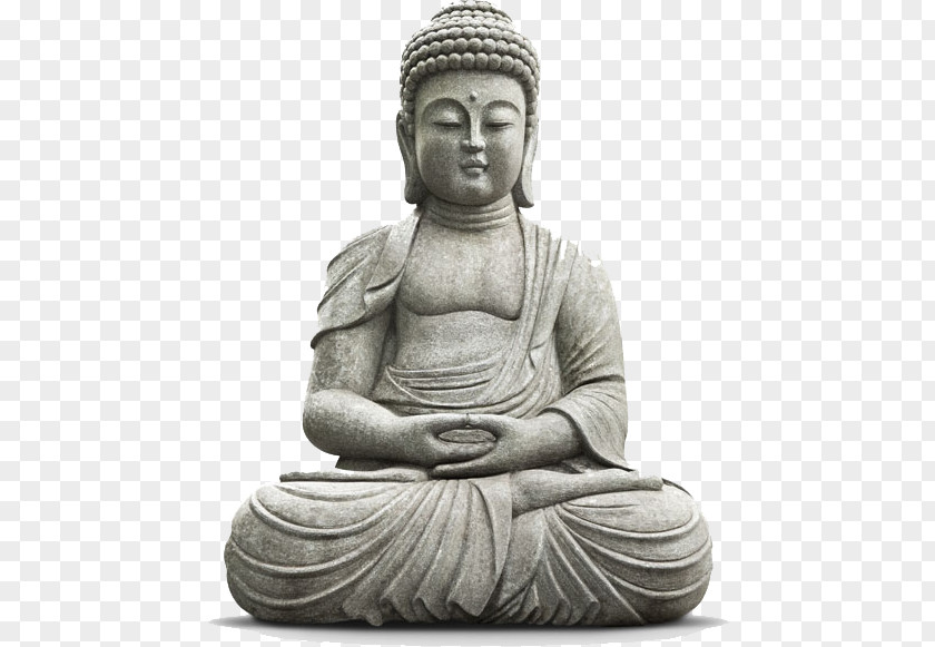 Stone Buddha Gautama Little Buddhism Meditation Buddharupa PNG