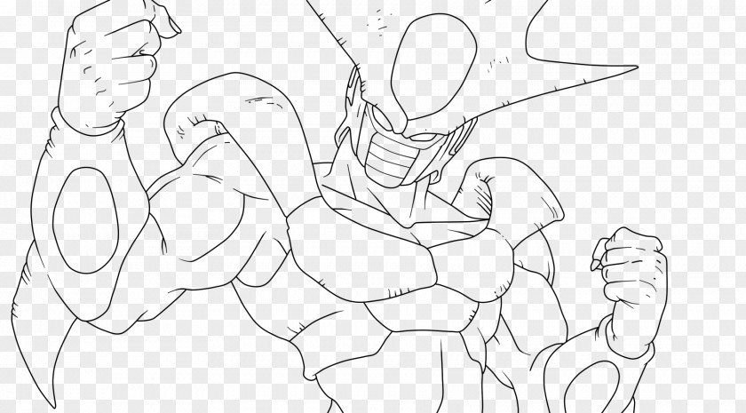 Biopharmaceutical Color Pages Line Art Drawing Frieza Cooler Sketch PNG