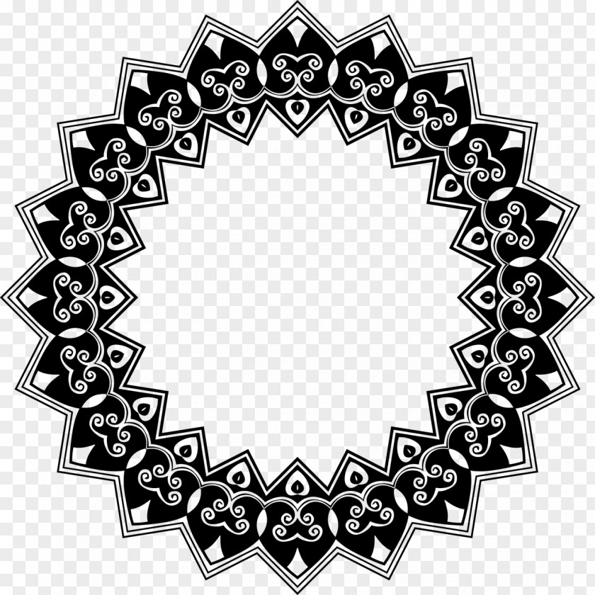 Circle Frame Black And White Picture Frames Grayscale Clip Art PNG