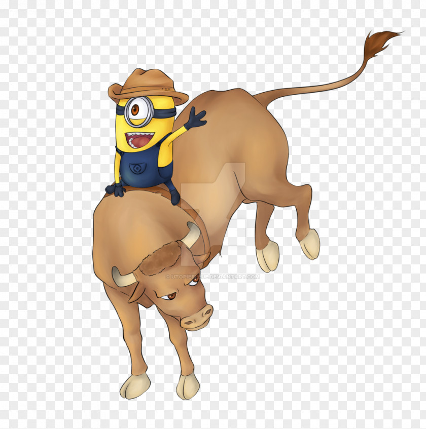 Despicable Me Rodeo Bull Riding Professional Riders Minions PNG