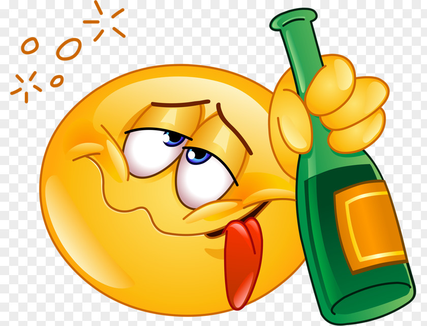 Drinking Expression Emoticon Smiley Alcohol Intoxication Clip Art PNG