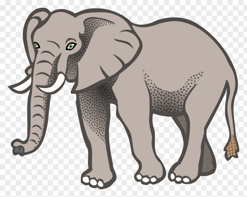 Elephants Clipart Asian Elephant African Bush Clip Art PNG