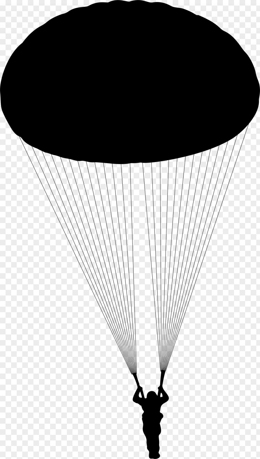 Parachute Silhouette Parachuting Clip Art PNG