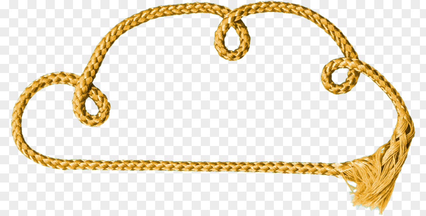 Yellow Rope Clouds PNG