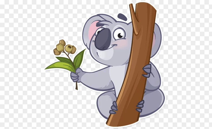 Bear Koala Sticker Telegram Messaging Apps PNG