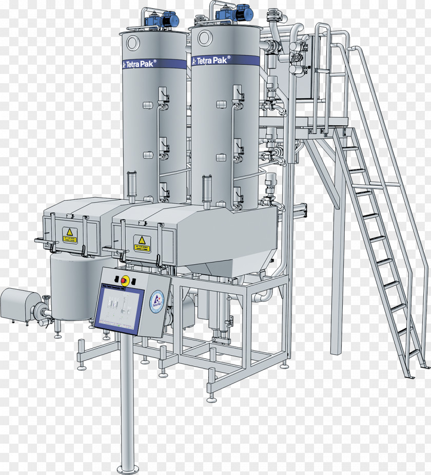 Factory Machine Milk System Dairy Processing Handbook Engineering Drawing PNG