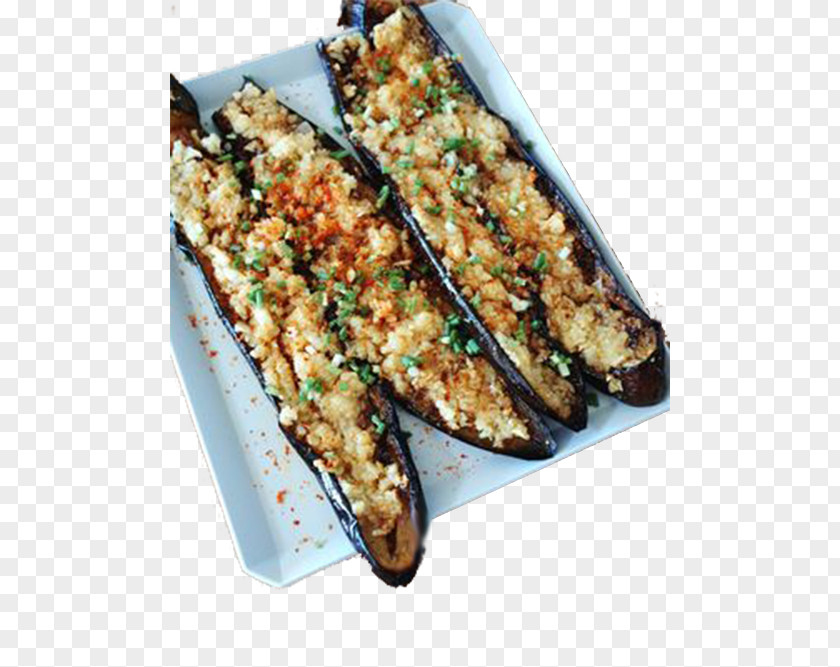 Grilled Eggplant With Garlic Barbecue Roasting Dish PNG