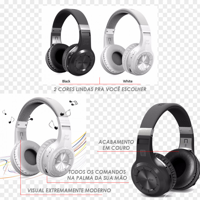 Headphones Headset Bluetooth Bluedio Hurricane Turbine H Microphone PNG
