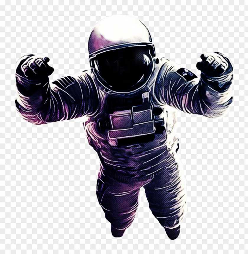 Helmet Figurine Astronaut Cartoon PNG
