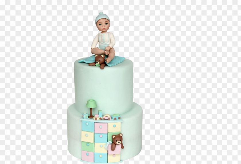 Cake Decorating Figurine Turquoise CakeM PNG