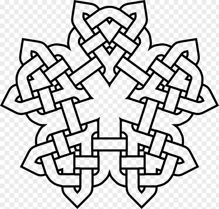 Celtic Style Hip Flask Knot Clip Art PNG