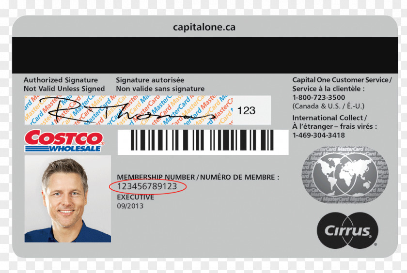 Credit Card Business Cards Capital One Costco Money PNG