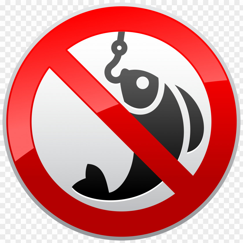 No Fishing Symbol Clip Art PNG