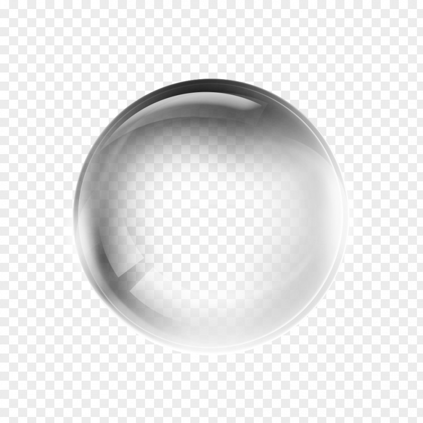 White Glass Ball Download Computer File PNG