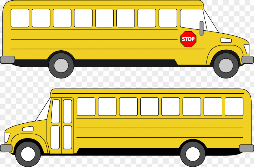 Bus School Yellow Clip Art PNG