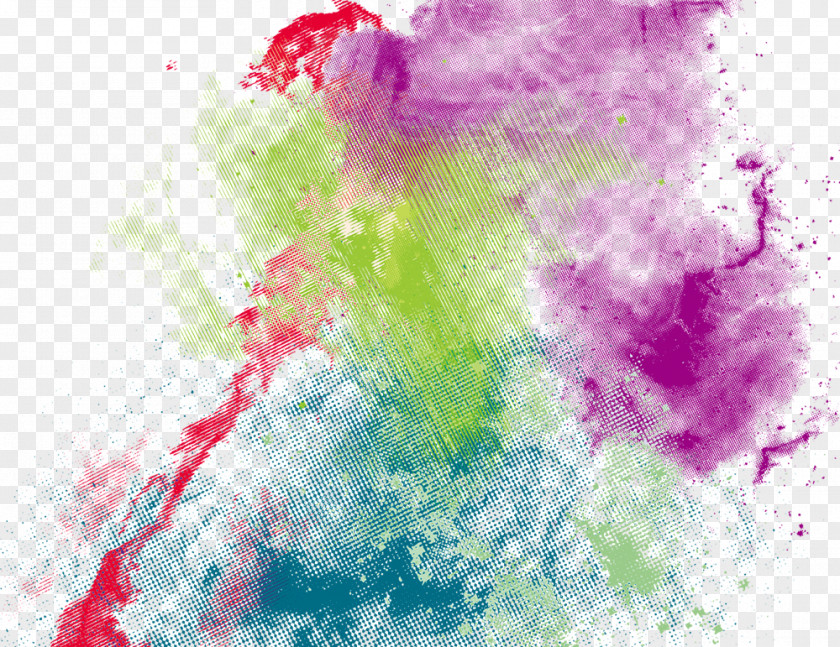 Colorful Ink 01 PNG