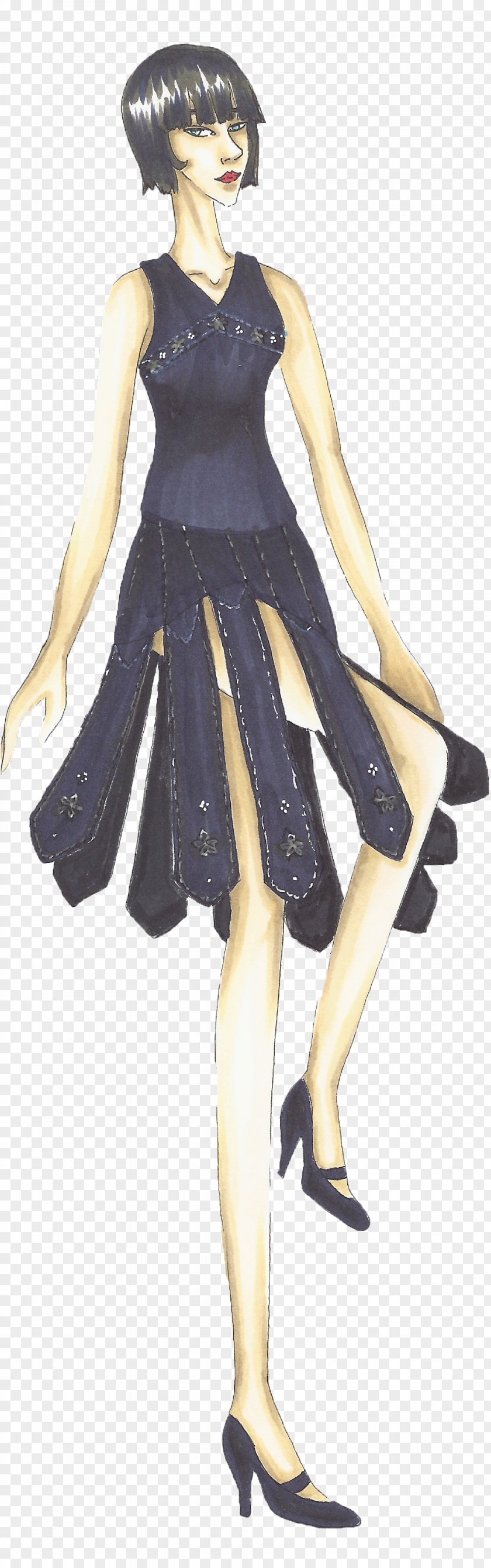 Flappers Costume Fashion PNG