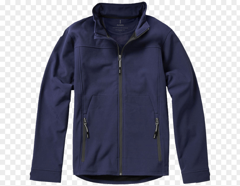 Navy Wind Hoodie Softshell Jacket Parka Polar Fleece PNG