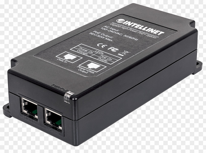 Power Over Ethernet IEEE 802.3at Gigabit 802.3af PNG