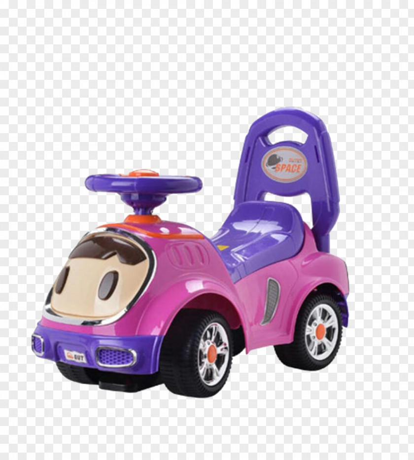 Purple Steering Wheel Walker Cart PNG