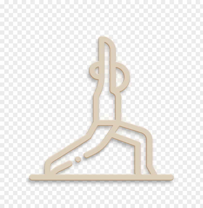 Symbol Beige Yoga And Mindfulness Icon Warrior PNG