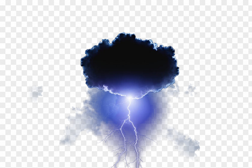Thunder And Lightning Cloud Sky Rain PNG