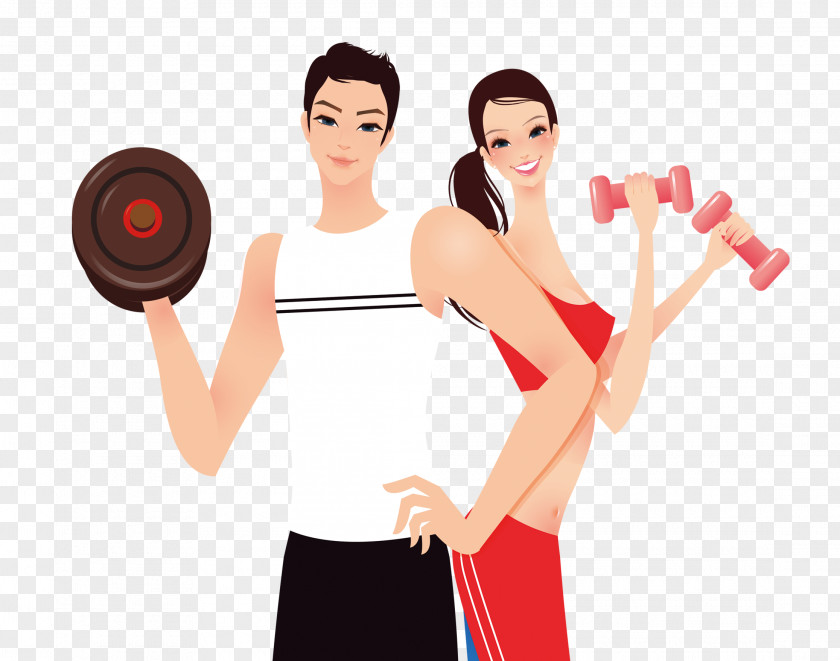 Work Out Dumbbell Template PNG