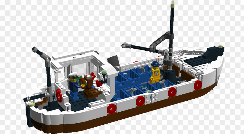 Boat Fishing Vessel LEGO Ship PNG