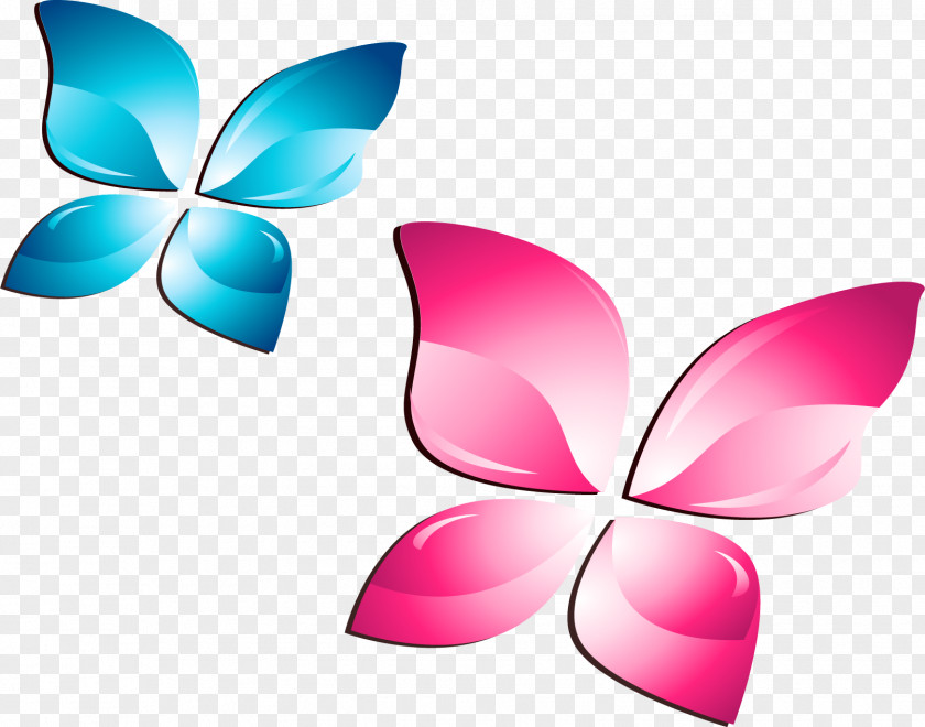 Butterfly Euclidean Vector PNG