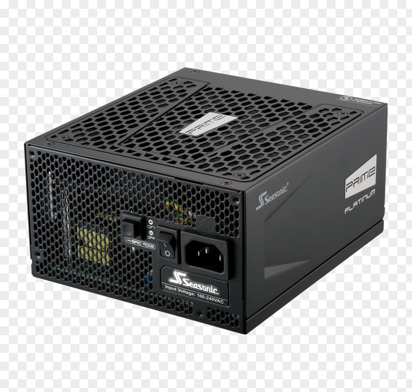 Fan Power Supply Unit Seasonic Electronics PRIME 80 Plus Platinum Modular ATX SSR-550PD2 Sea Sonic Prime SSR-650PD Active PFC F3 650.00 Stromversorgung Stromversorgungen PNG