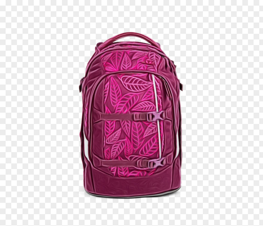 Luggage And Bags Violet School Bag Cartoon PNG