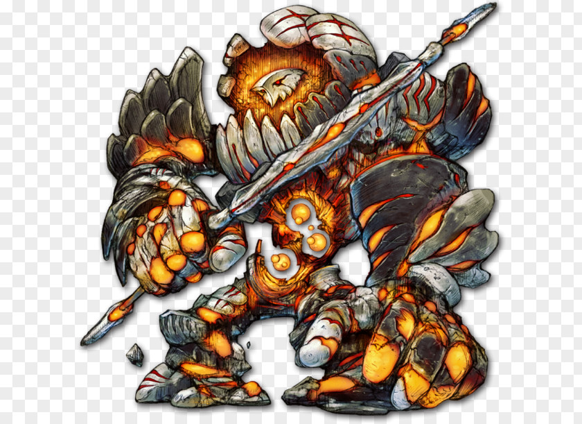 Monster Terra Battle Golem Concept Art PNG