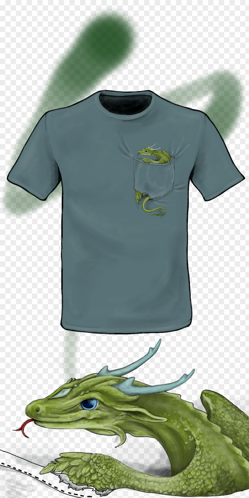 Shirt Pocket Dragon In My T-shirt DeviantArt Painting PNG