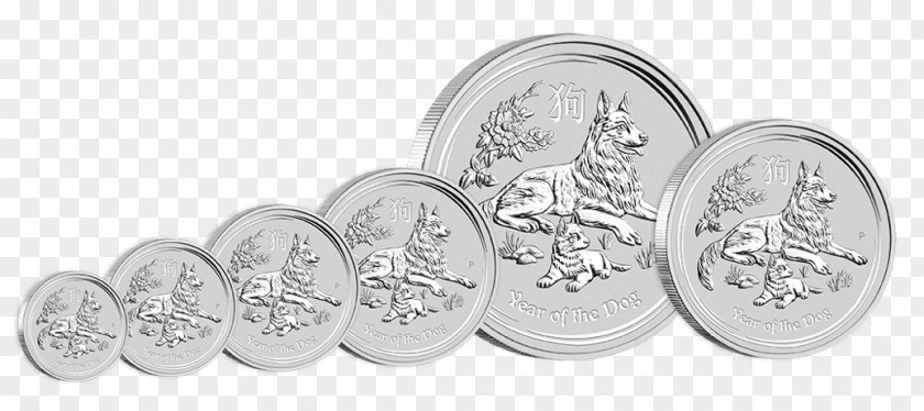 Year Of The Dog Perth Mint Australian Silver Kookaburra Bullion Coin PNG