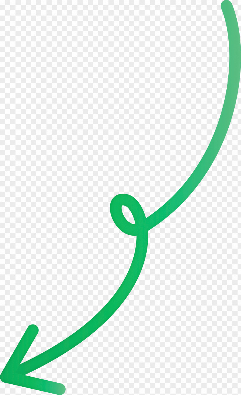 Curved Arrow PNG