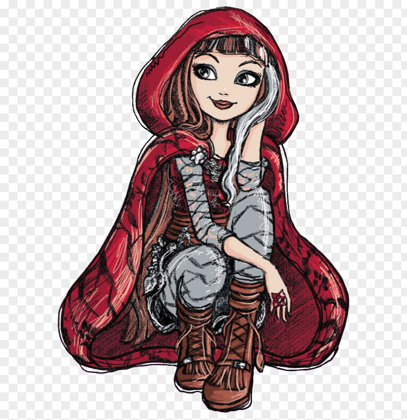 Happily Ever After Little Red Riding Hood High Doll PNG