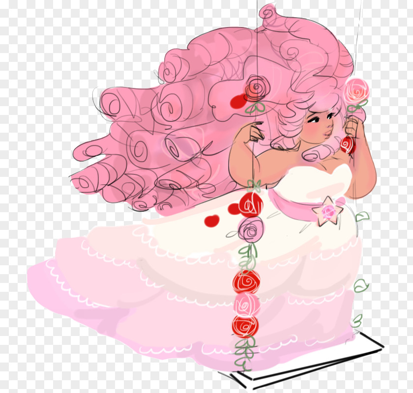 Hoardings Pearl Rose Quartz Gemstone Princess Bubblegum PNG