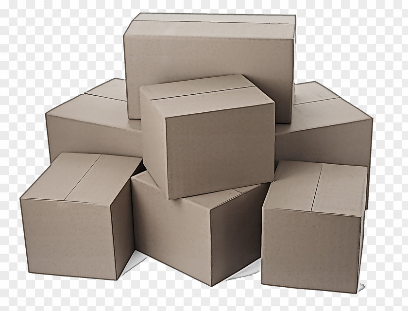 Rectangle Office Supplies Box Carton Shipping Packing Materials Packaging And Labeling PNG
