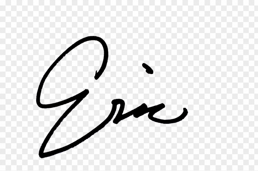 Signature Calligraphy Symbol Black And White PNG