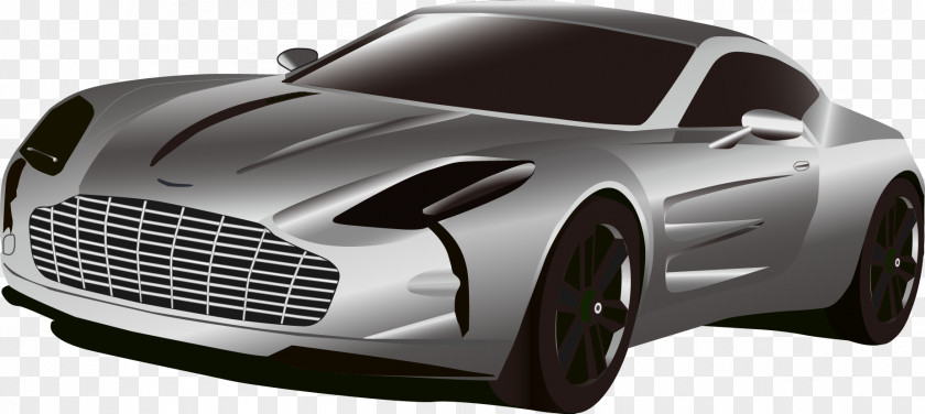 Vector Car Aston Martin DBS V12 Sports Vantage PNG