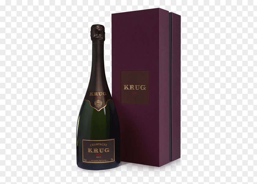 Classic Old Box Champagne Krug Sparkling Wine Vintage PNG