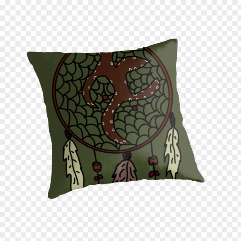 Dreamcatcher Throw Pillows Cushion Brown PNG