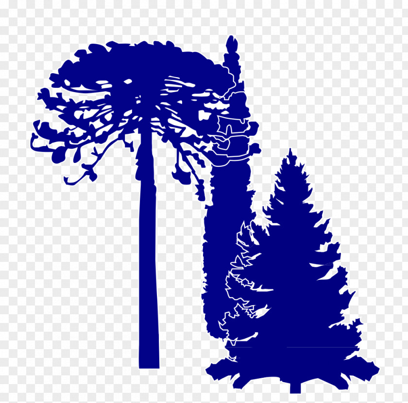 Electric Blue Plant Cartoon Tree PNG