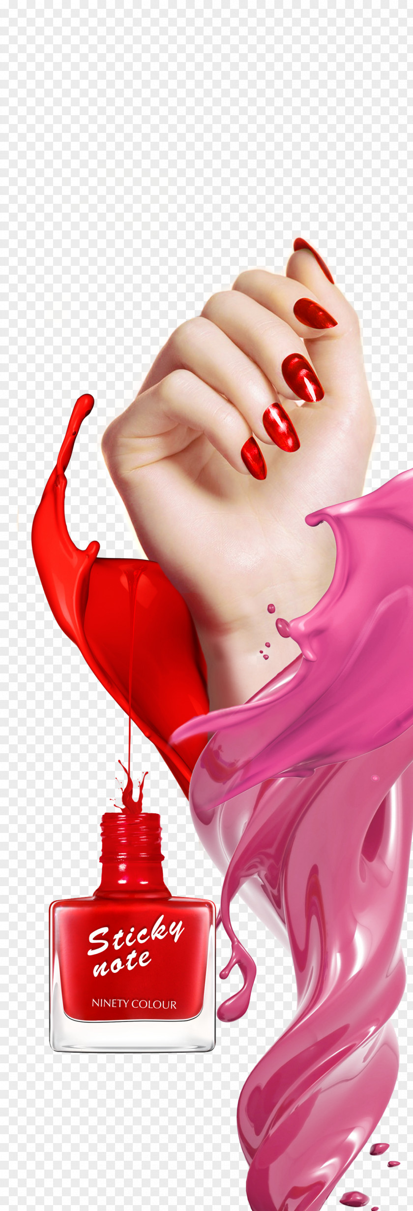 Nail Art Poster Gel Nails Manicure PNG